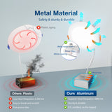 6 Pack 6 Inch 5CCT Ultra-Thin LED Recessed Ceiling Light with Junction Box, Dimmable Canless Wafer Downlight, 12W, 1050LM Brightness, ETL&FCC