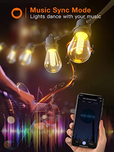 addlon Smart Outdoor String Lights