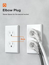 Elbow Flat Plug Extension Cords