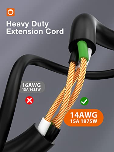 Elbow Flat Plug Extension Cords