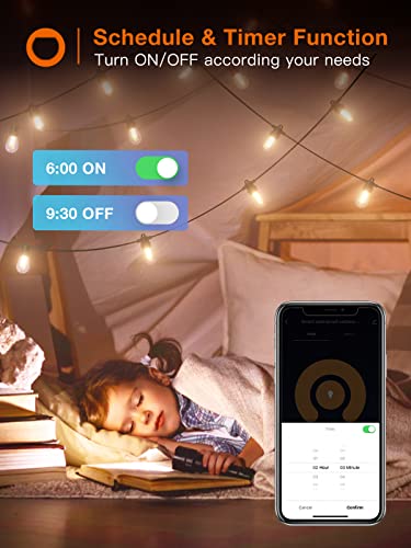 addlon Smart Outdoor String Lights