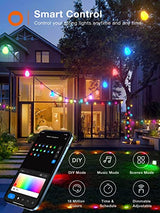 addlon Outdoor String Lights Colorchange