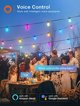 addlon Outdoor String Lights Colorchange